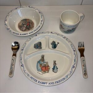 Peter Rabbit and Friends Children's Dining Set - Cream